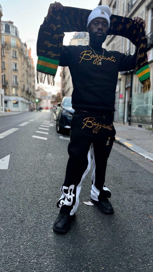 Black Flare Sweatpants
