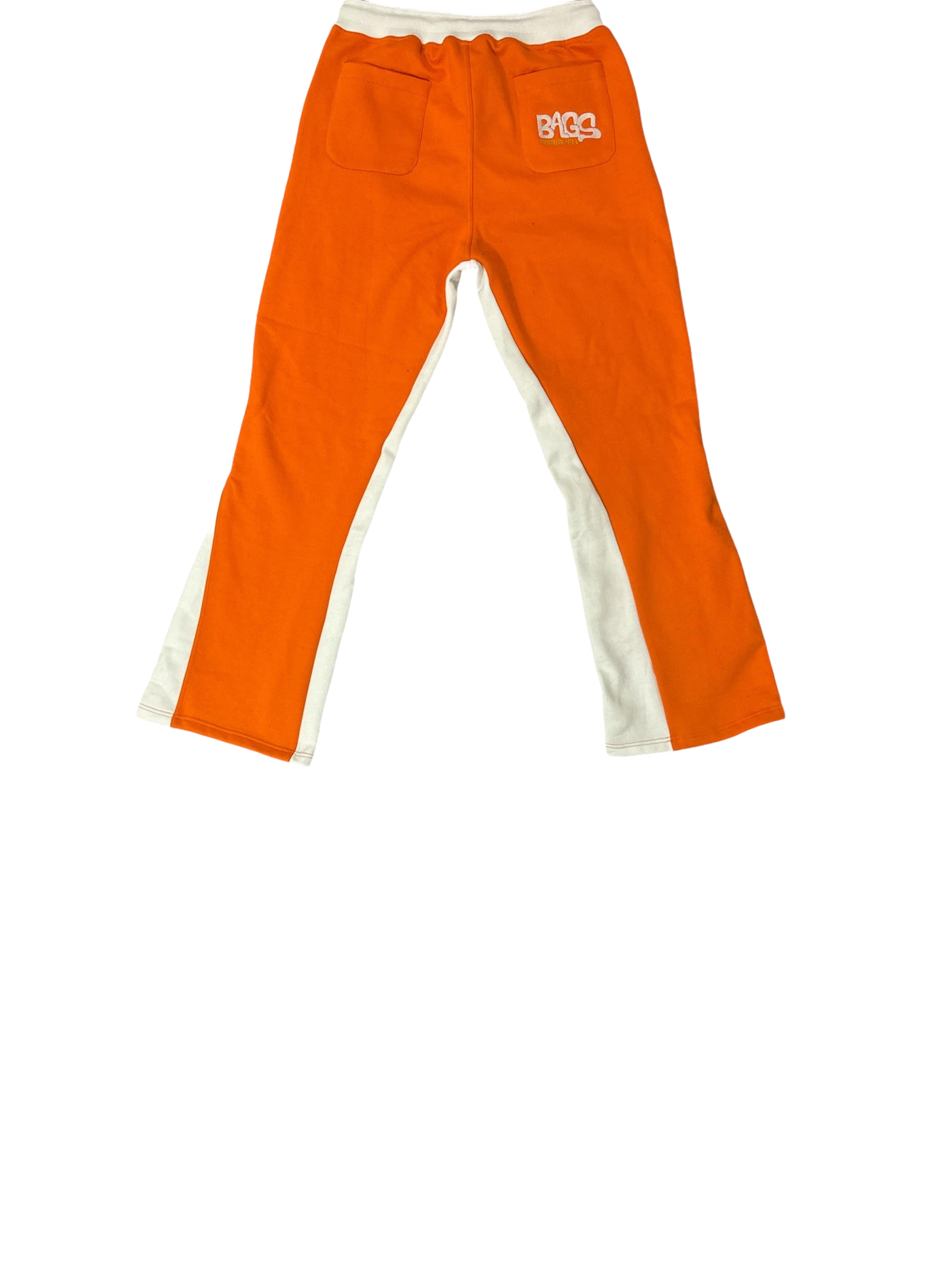 Orange Flare Sweatpants